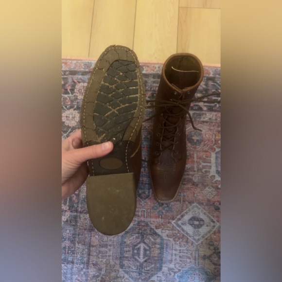 Abilene Boot Company lace up boots - Picture 3 of 6